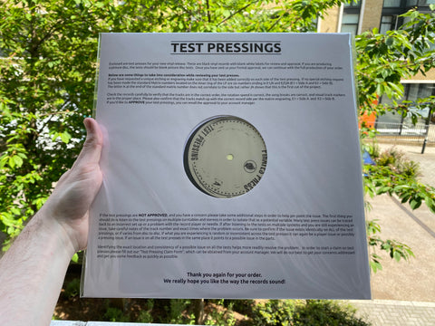 Oblique Occasions - Anathema - Test Pressing